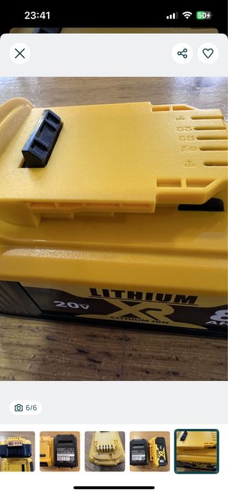 Bateria Dewalt AY18V20V Max XR 20V 8Ah - NOVO