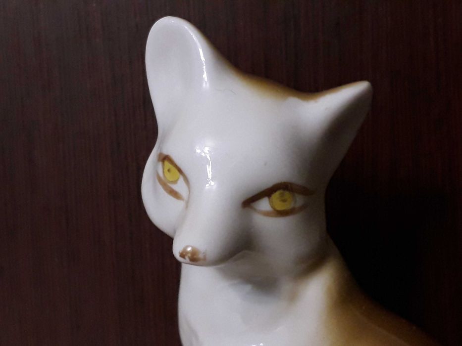 Статуэтка майская ночь. Керамічна статуетка Лисичка Полонне СССР.