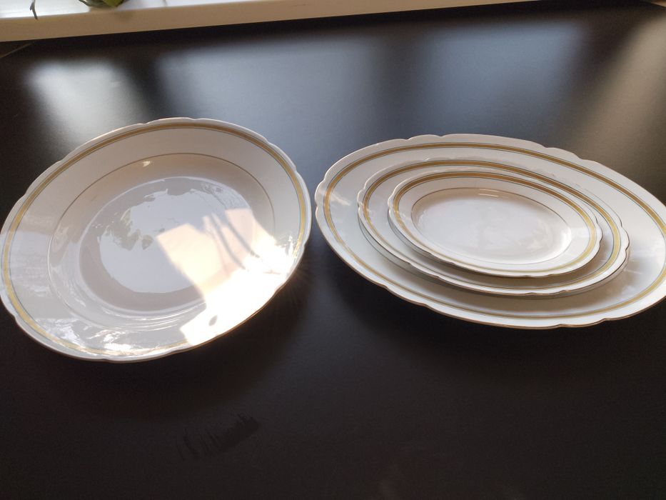 4 porcelanowe półmiski Ćmielów