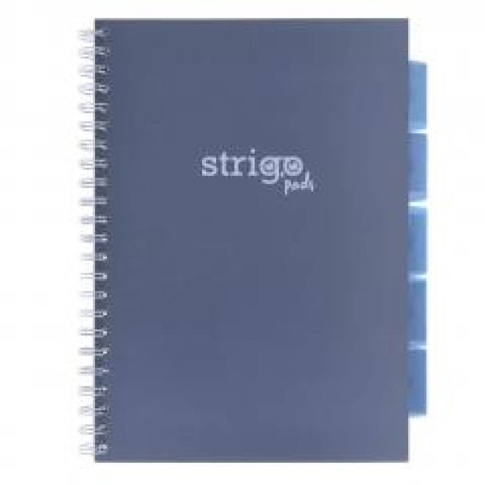 Kołozeszyt Pads A4/100K kratka Pastel granatowy Strigo ,300x236 mm