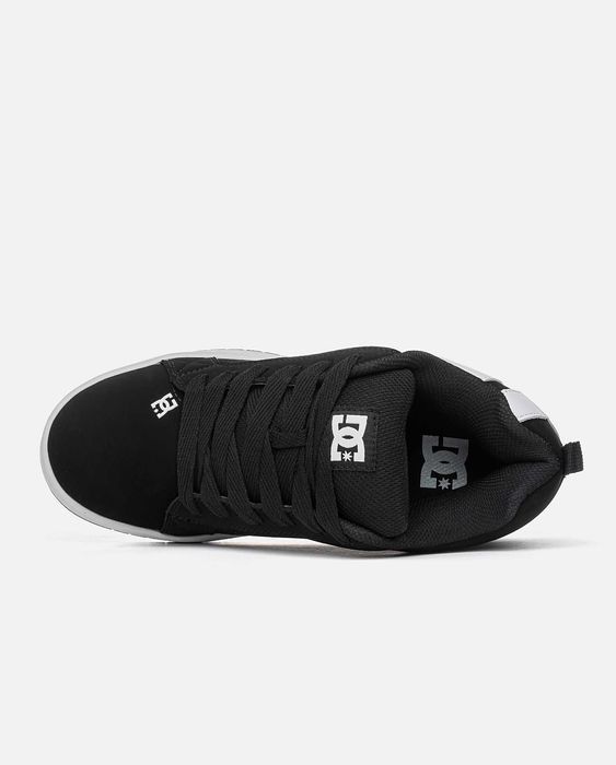 Мужские кроссовки DC COURT Graffik Black-White. Размеры 40-45