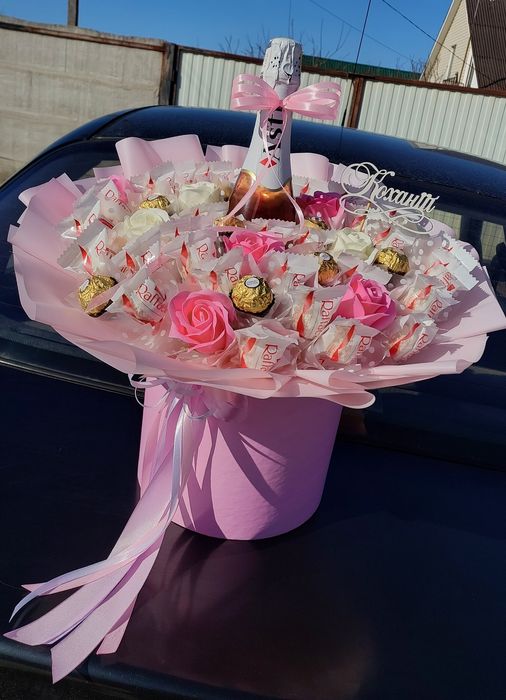 Солодкі букети,мильні,дитячі букети