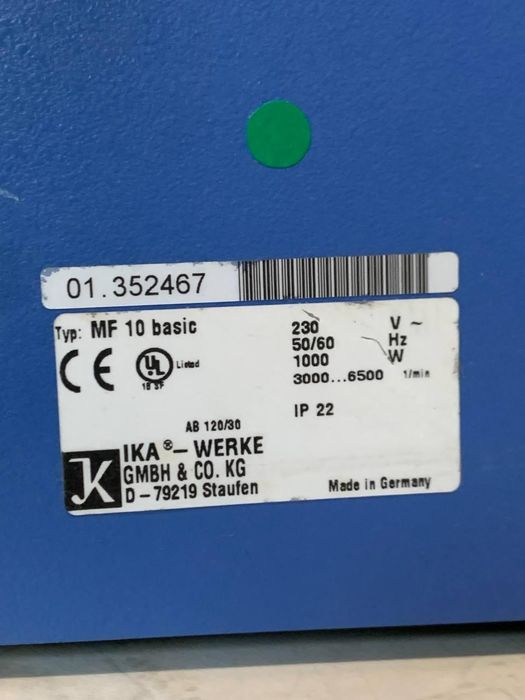 IKA MF 10 basic привод для тонкого измельчения