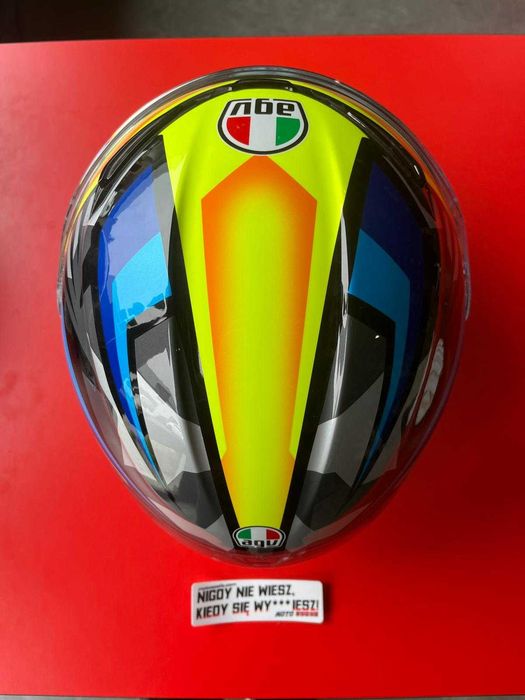 Kask AGV K6 S JOAN Black/Blue/Yellow !Rozmiar 'S!