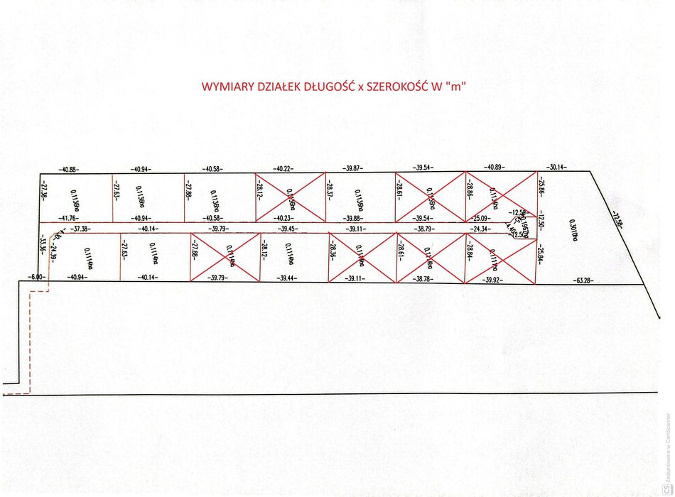 Działka budowlana w Tymianku gmina Koźminek 1100 m² do wyboru 7 z 14 sztuk. Działki budowlane Tymianek Koźminek. Woda, prąd, internet swiatłowodowy - Widok 3