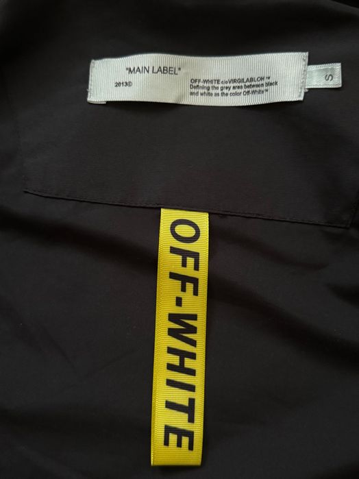 Kurtka jesienna przejściowa Off-White Logo – rozm. S