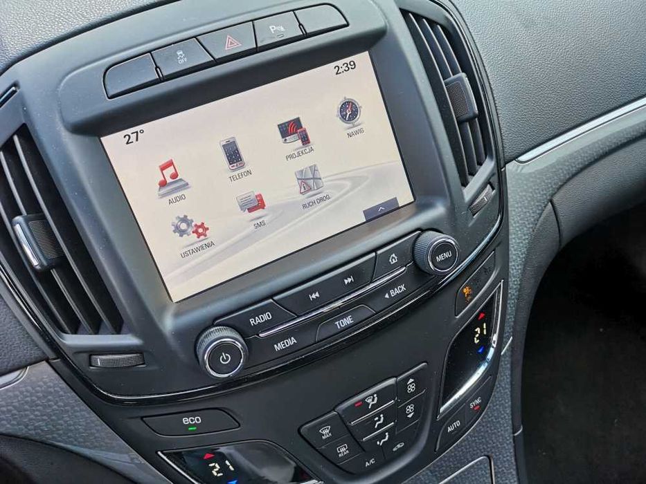 Kamera cofania Opel Insignia Intellilink obraz na fabrycznym ekranie