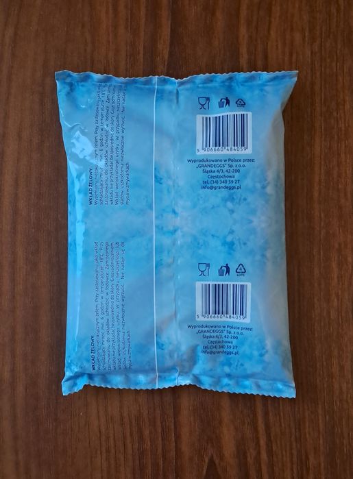 Nowe oryginalne wkłady żelowe chłodzące Cold Gel Pack