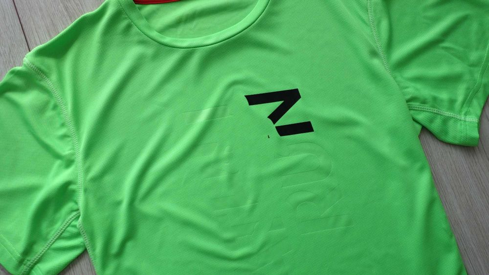 koszulka sportowa fluo zieleń