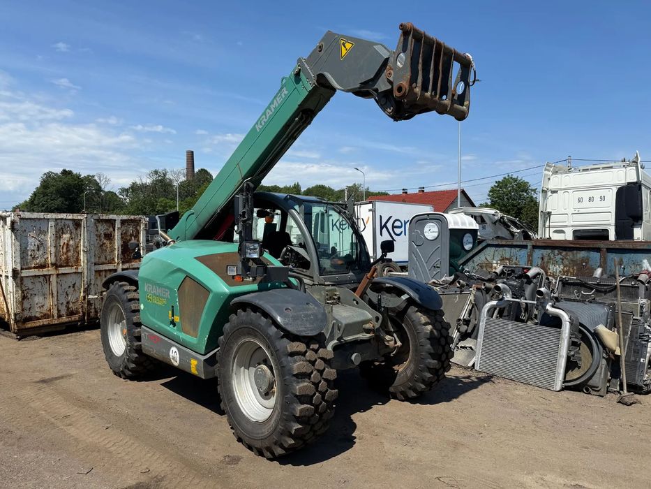 Kramer KT 407  Przypalona instalacja elektryczna oraz hydrauliczna
