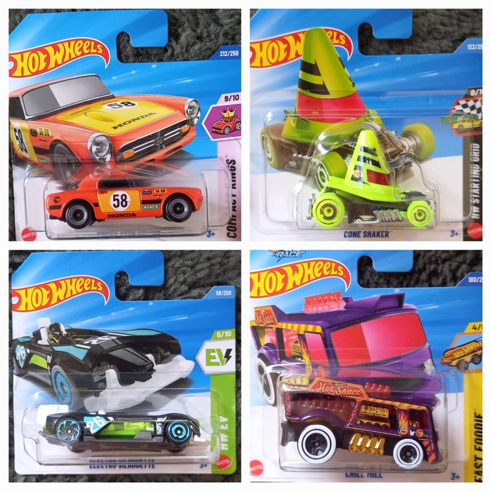 Hot wheels  4 samochody