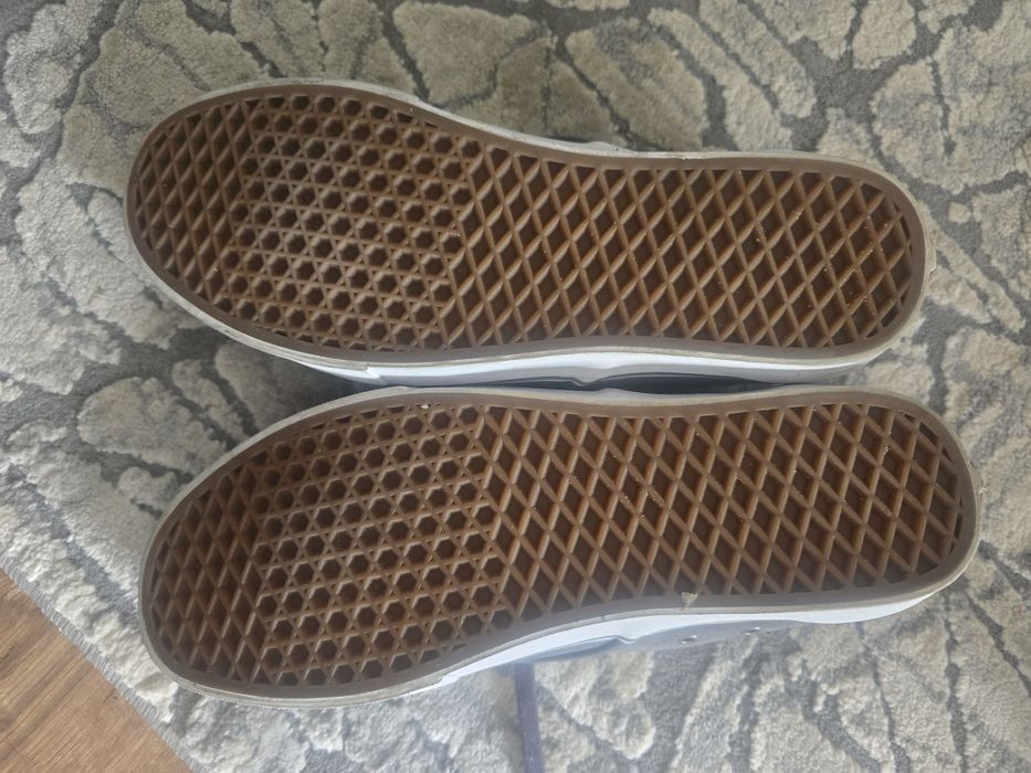 Trampki vans skórzane