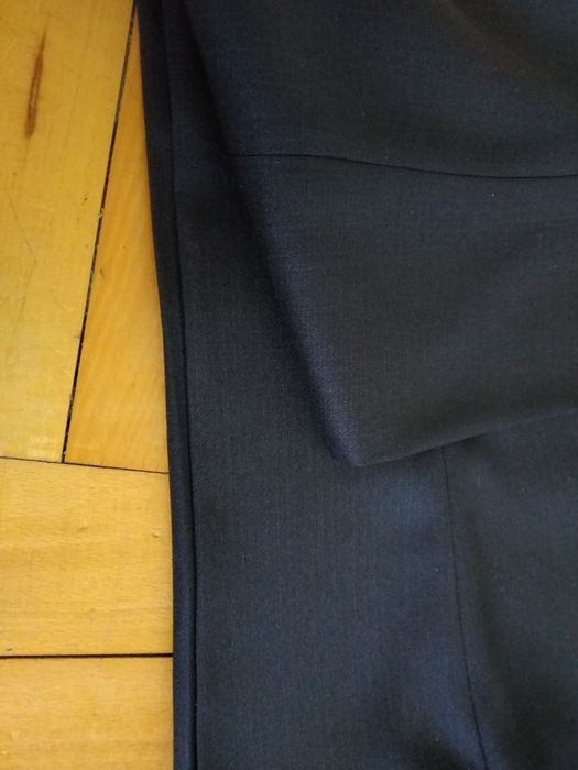 Granatowe eleganckie spodnie od garnituru 176/76