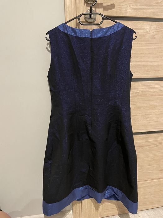 Sukienka elegancka rozmiar M L brokat