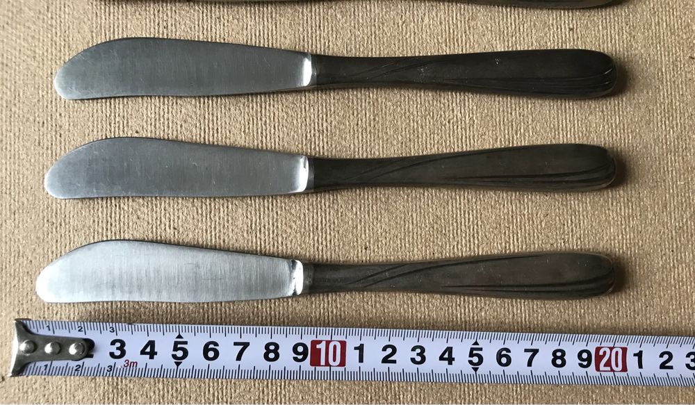 Комплект ножів ЗіД нейзильбер (МНЦ) посріблені.