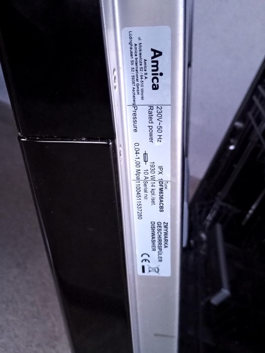 Zmywarka Amica części