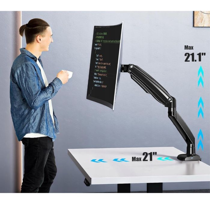 Uchwyt do monitora biurkowy LCD 17”-35” HNSS12 HUANUO