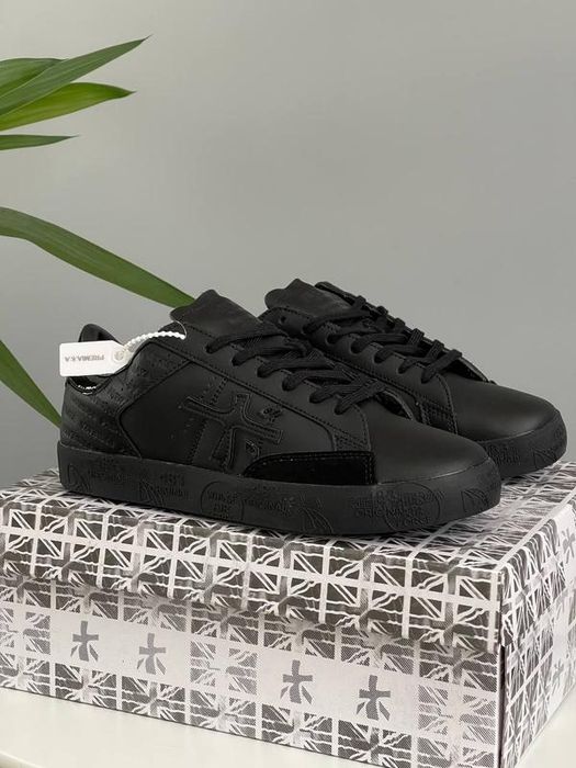 Чоловічі Premiata Ked Stevend Total Black преміум якість