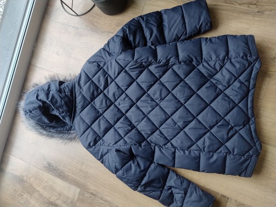 Zimowa kurtka kolor granatowy