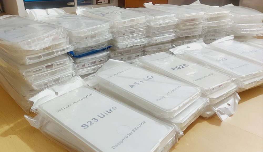 Capas 360 totalmente transparentes para telemóveis