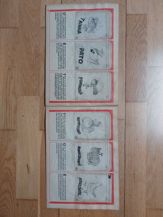 Caderneta de cormos "A cada um a sua palavra" - Completa