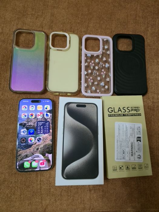 iPhone 15 Pro, Natural Titanium 128GB