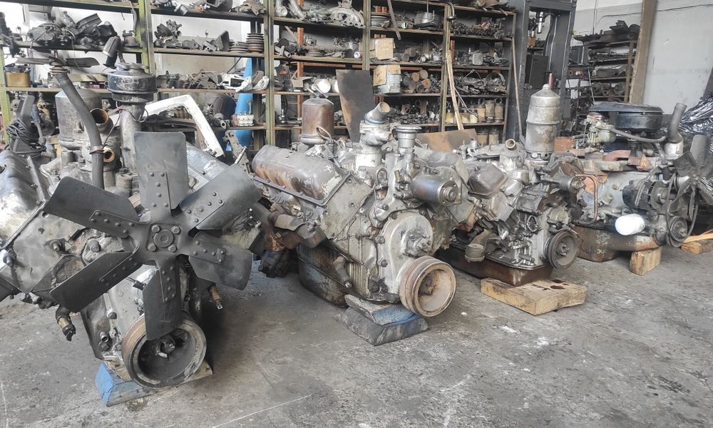 Мотор двигун Газель Газ 52 53 3307 66 Зіл 130 131 КамАЗ ЯМЗ б/в