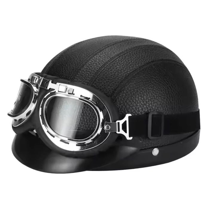 Capacete e óculos Mota 50cc (NOVO)