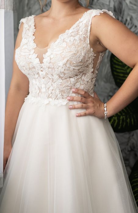 Suknia ślubna, szyta w salonie TREN