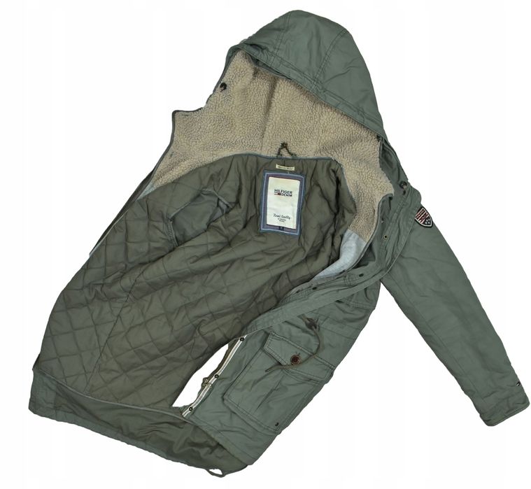 Tommy Hilfiger Damska Kurtka Parka Fishtail Z Odpinaną Ociepliną S