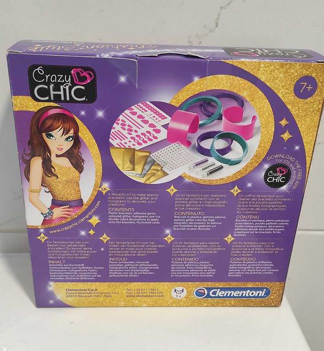 Pulseiras Brilhantes Clementoni Crazy Chic Fashion Style