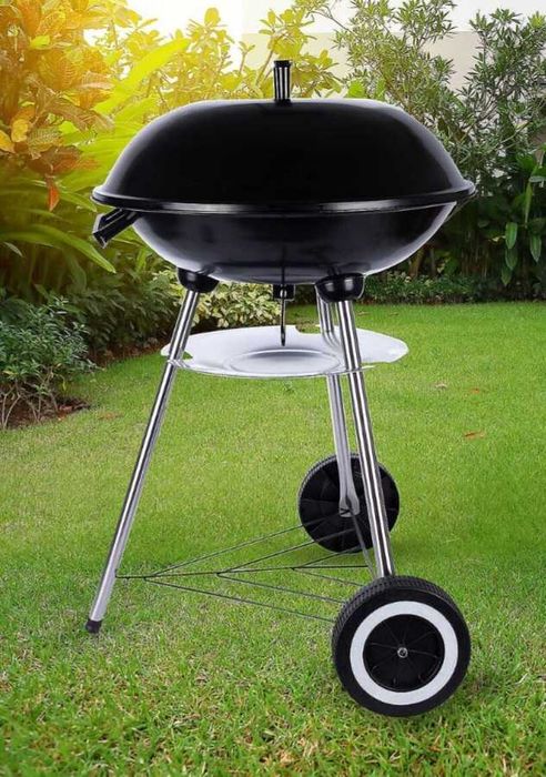 Grill kulisty z pokrywą