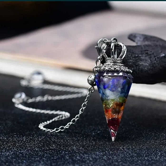 TAJEMNICZE WAHADŁO czakralne amulet orgonit odpromienniki reiki