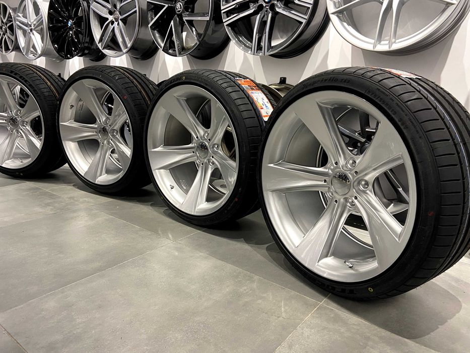 Koła letnie 19 5x120 BMW E60 E61 Styling 128 przód tył 9" 10"