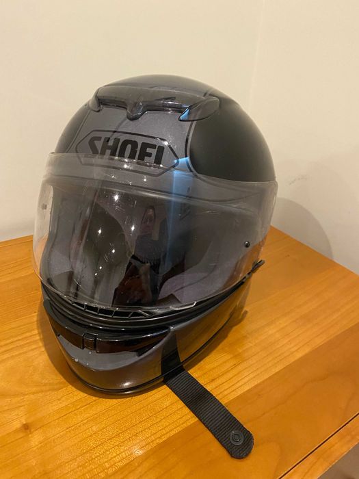 Capacete de mota "Shoei" com pelicula anti-embaciamento