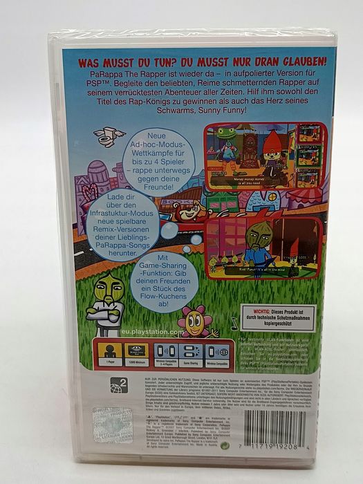 parappa the rapper playstation portable (psp) pudełkowa