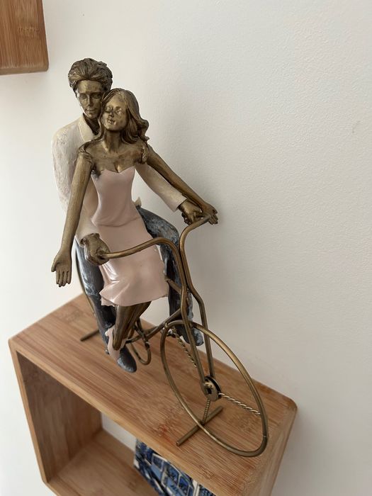 Zakochani na rowerze - figurka