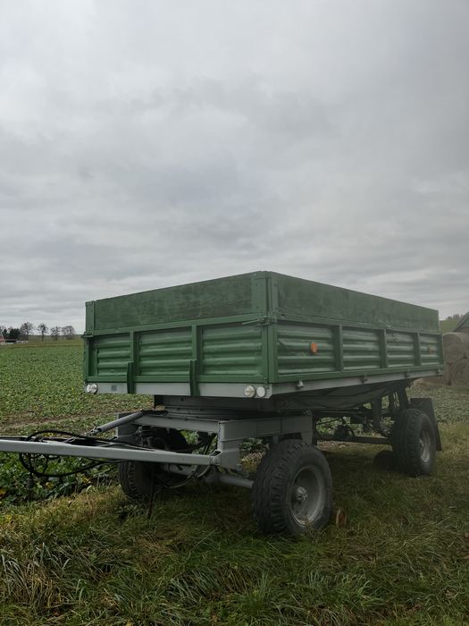 Przyczepa 4.5T, wywrotka, zarejestrowana