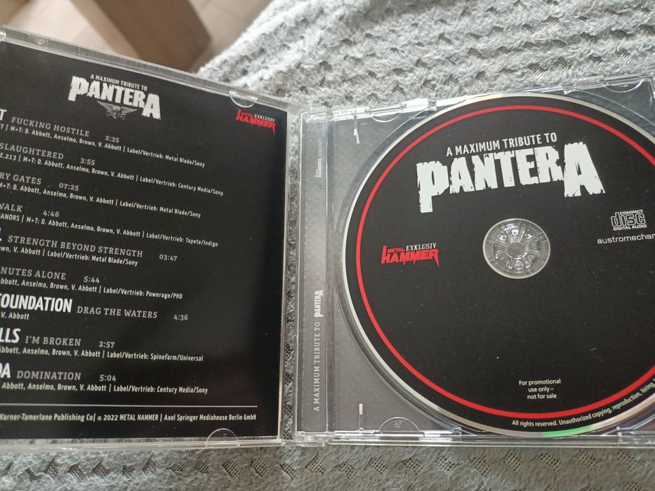 PANTERA サイン入り CD Dla Ciebie wszystko - pantera - w kategorii Muzyka