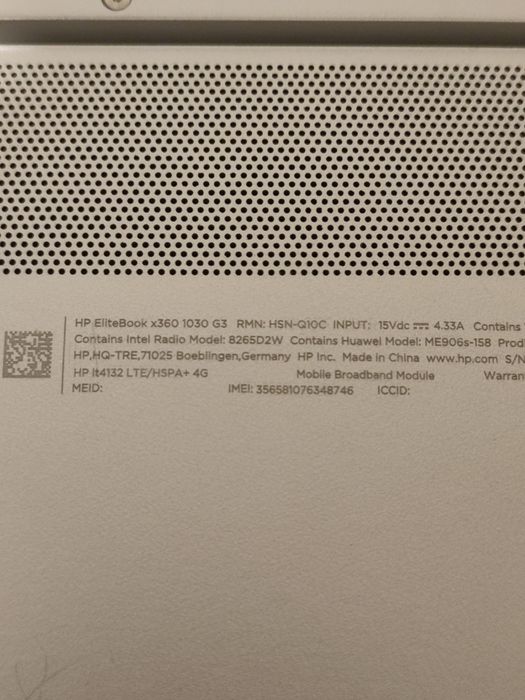 Продам Сенсорний HP EliteBook x360 1030 G3/i5-8350U