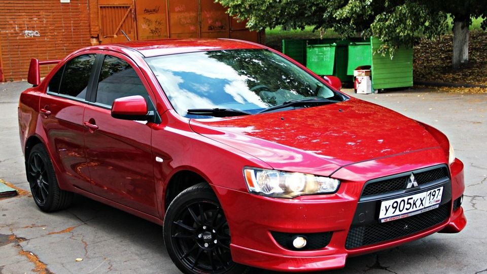 Lancer X 10 EVO Flapsy Splittery Zderzaka