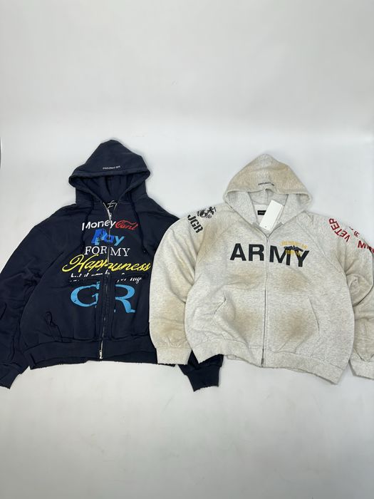 Project G/R GRAILZ zip худі худи зіпка зипка кофта distressed