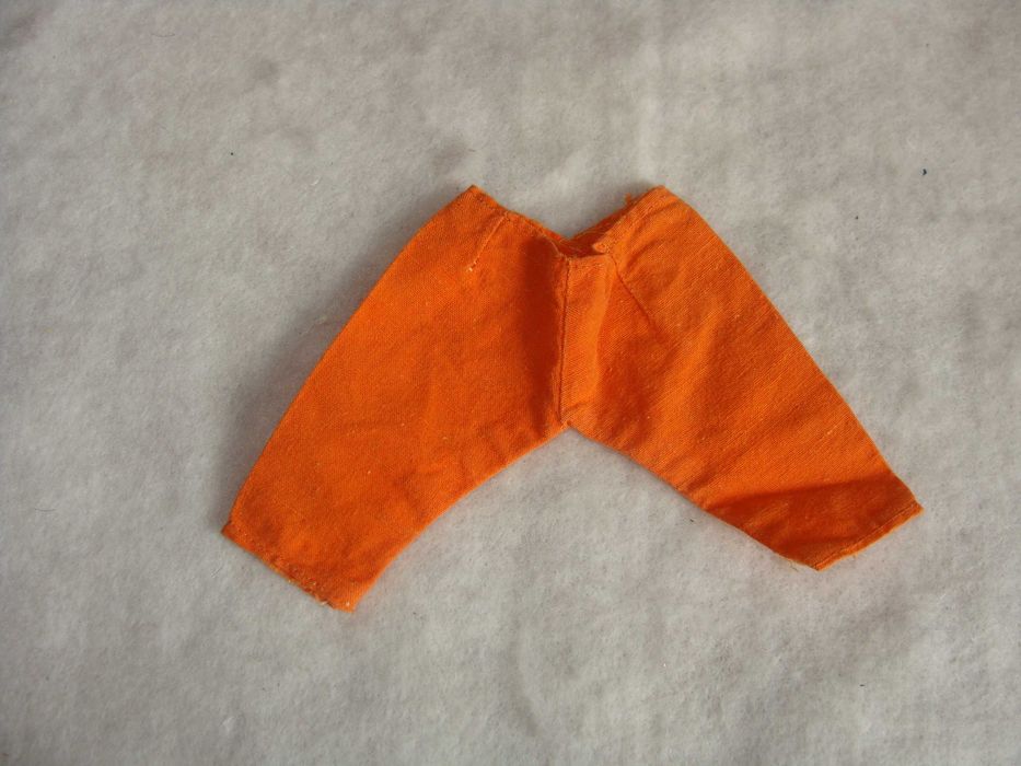Calças laranja Boneca