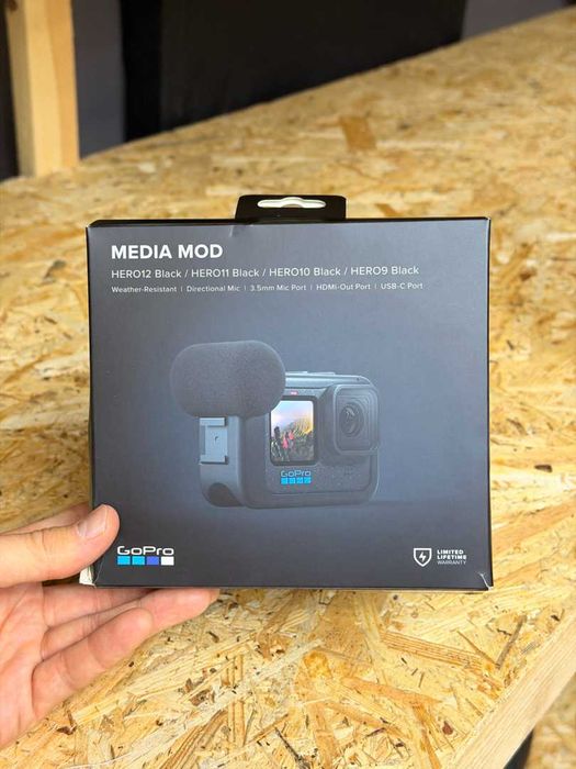 GoPro Media Mod для HERO9/10/11/12/13 Black, як новий, повний комплект