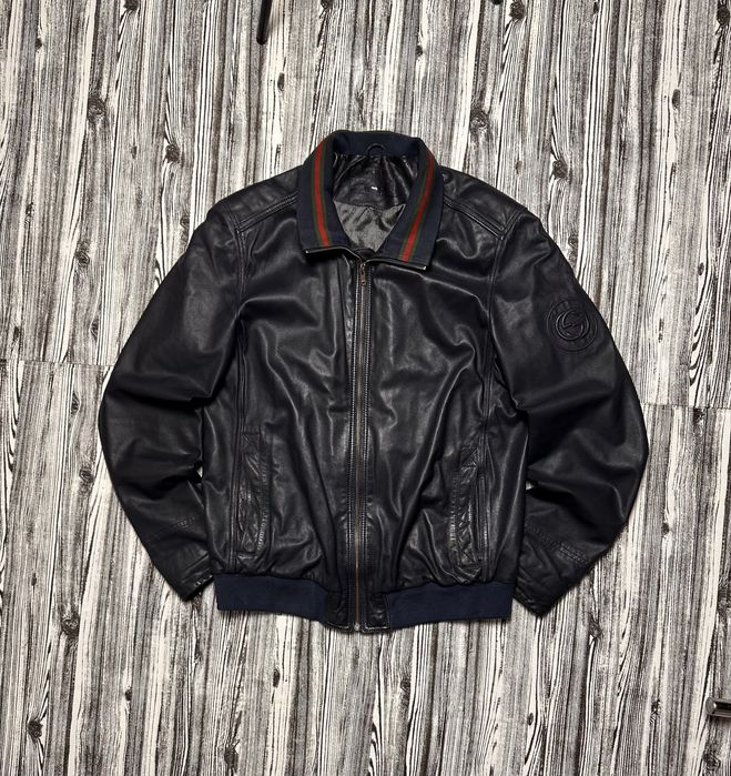 vintage leather jacket - купить мужскую одежду - Цена на OLX.ua