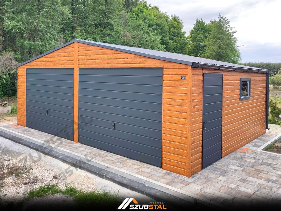 Garaż blaszany 6x5 6x5,80 6x6 PRODUCENT seria Premium Line