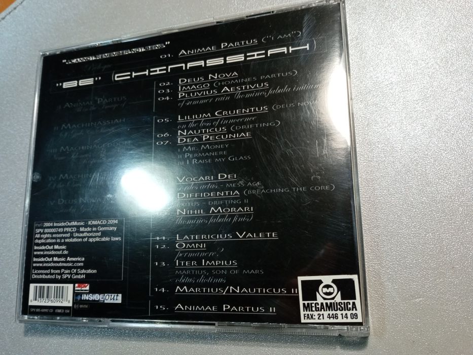 Pain of Salvation - BE  CD prog metal