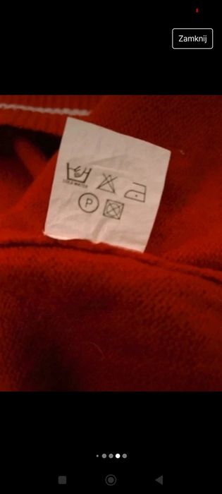 Sweter męski golf wełniany