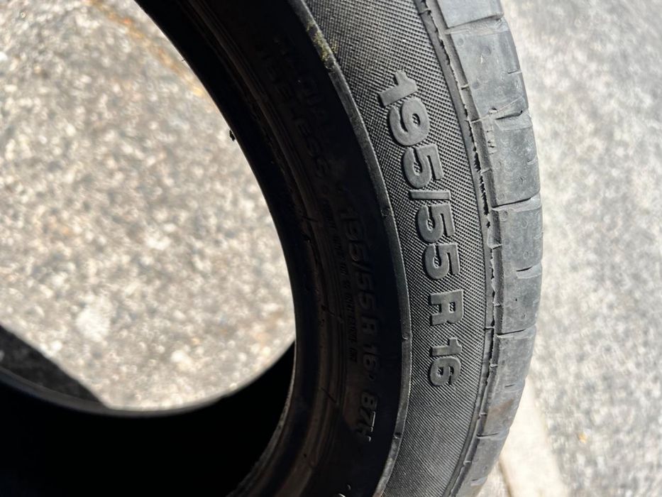 195/55/16 Continental 2 pneus