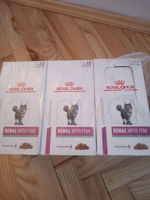 Royal Canin Renal with fish for Cats 3×12×85g